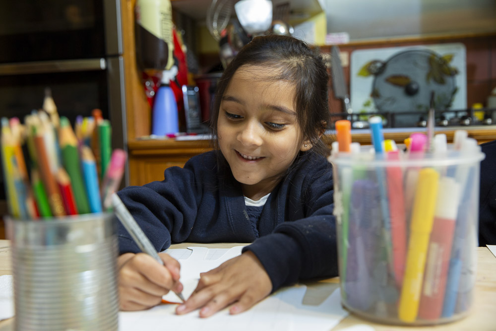 HomeStart UK Camden child drawing